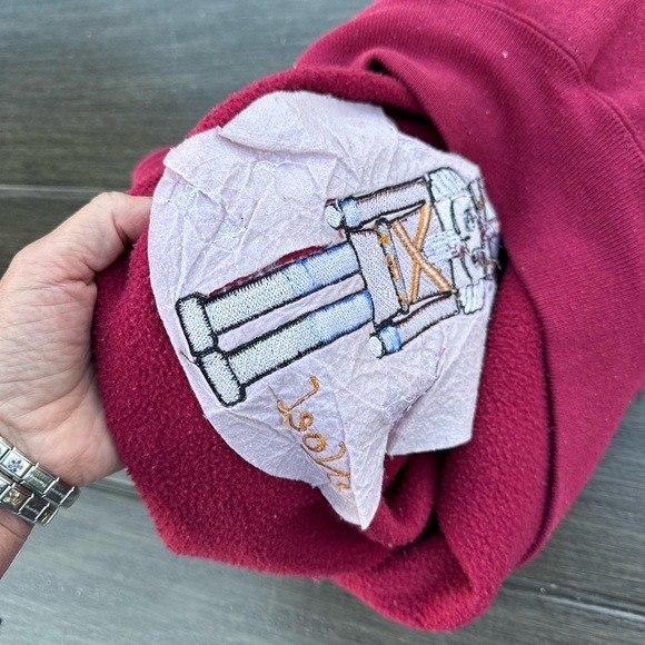 Vintage Great American Lakes & Timbers Nutcracker Embroidered Crew Sweatshirt LG - Picture 9 of 13